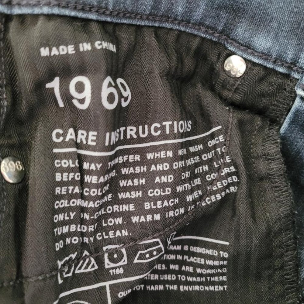 GAP 1969 Women's Legging Jeans 25 Zip Ankle DK Wsh - Picture 6 of 7